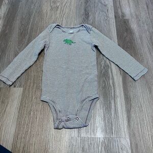 Carter's Long Sleeved Onesie with Dinosaur